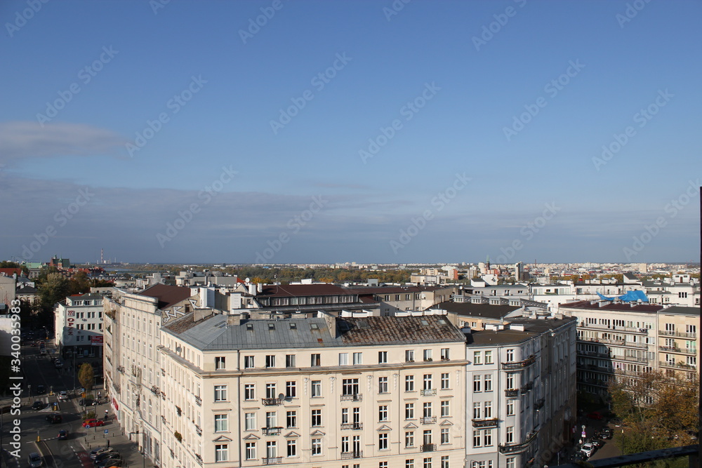 view of the city of warshaw
