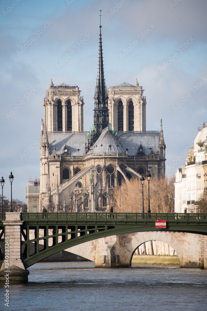 Φωτογραφία The Cathedral of Notre Dame prior to the 2019 fire, Paris, France