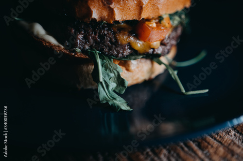 Big burger vegan on a plate © Michal Šteflovič