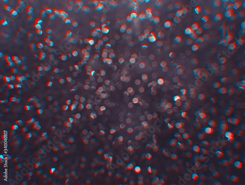Φωτογραφία Glittering chromatic aberration bokeh focus background