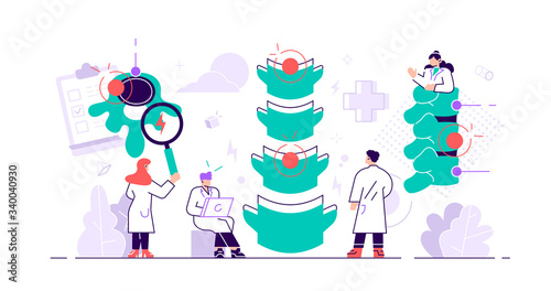 Chiropractor concept. Alternative medicine person