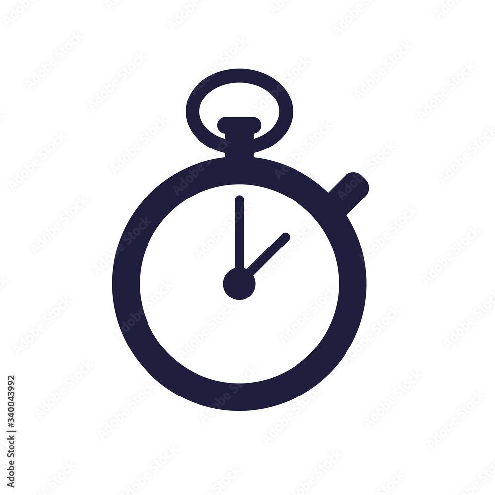 Stopwatch icon on white background. Vector illustration. Stopwatch icon on white background. Vector illustration.