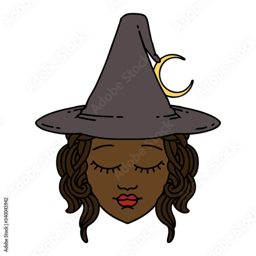 human mage character illustration