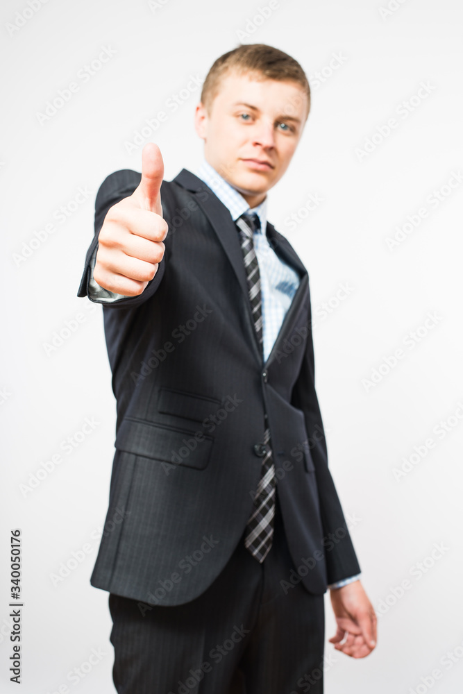 Man holding thumbs up Man holding thumbs up