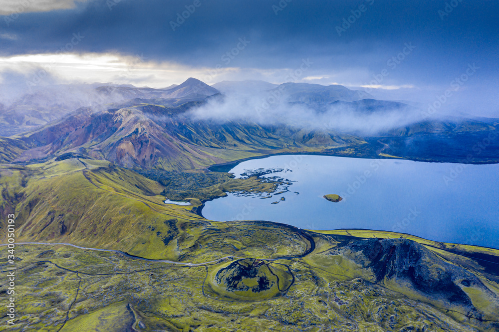 Islandia z lotu ptaka