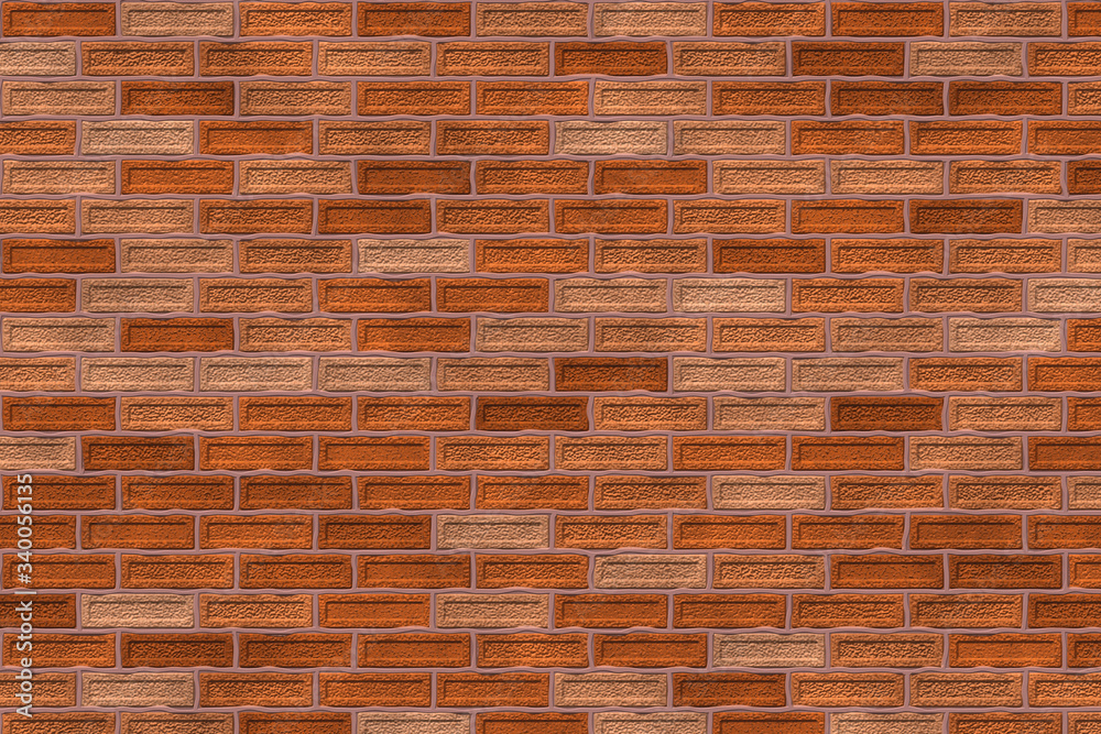 Obraz premium brick wall surface, large scale