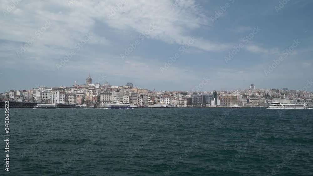 Galata Bridge and Golden Horn. The Golden Horn is a major urban waterway and the primary inlet of the Bosphorus in Istanbul.