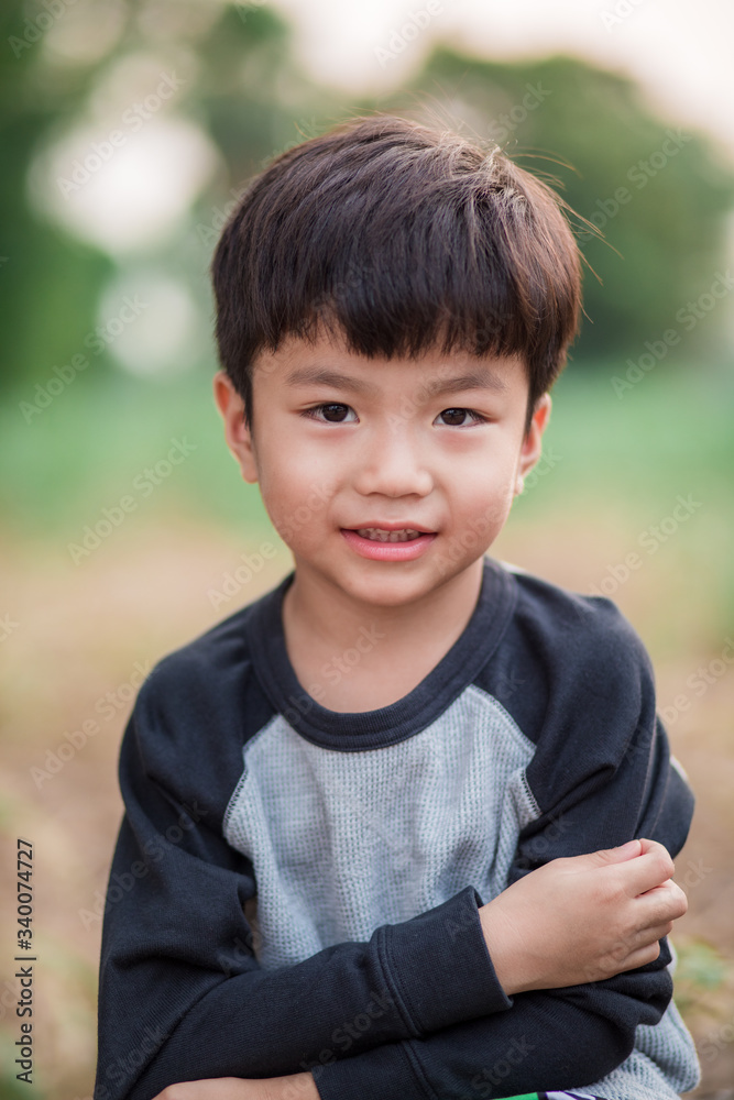 Thai children and nature blur background. Thai children and nature blur background.
