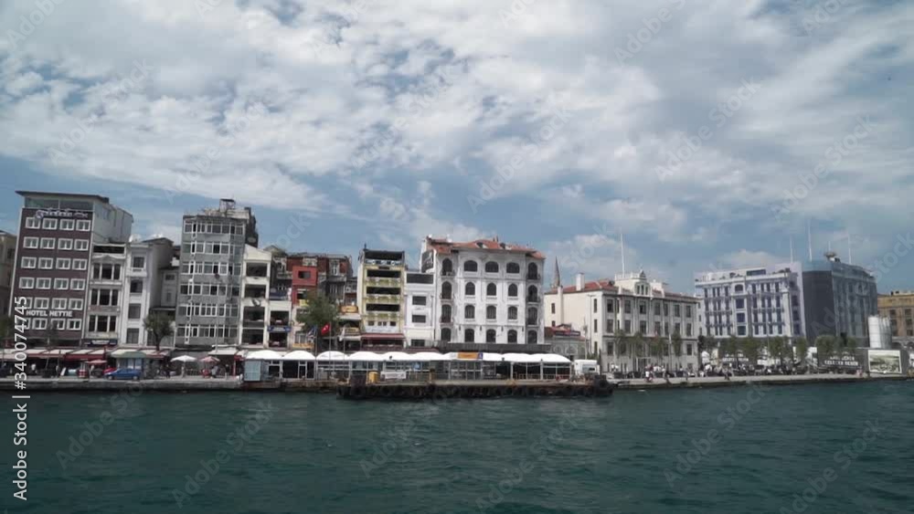 Galata Bridge and Golden Horn. The Golden Horn is a major urban waterway and the primary inlet of the Bosphorus in Istanbul. Galata Bridge and Golden Horn. The Golden Horn is a major urban waterway and the primary inlet of the Bosphorus in Istanbul.