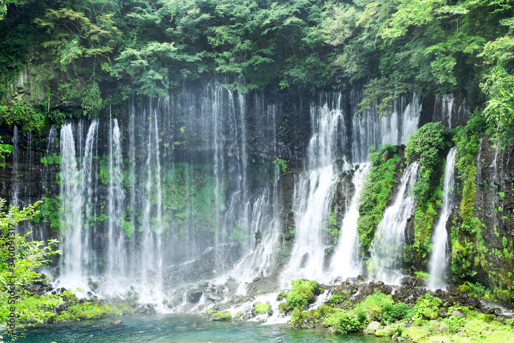 静岡　富士宮　白糸の滝