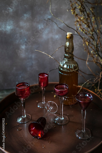 glass of kombucha