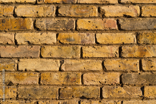 Photography Close-up Detail of London Brick Wall