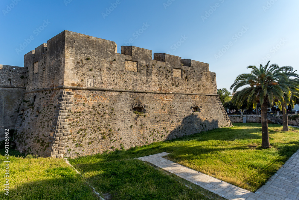 Swabian Castle in Manfredonia, Italy