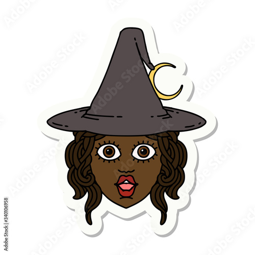 human mage character sticker