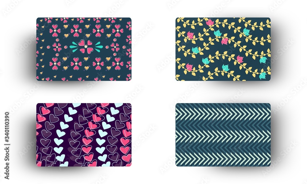 set background pattern with a unique and charming shape set background pattern with a unique and charming shape