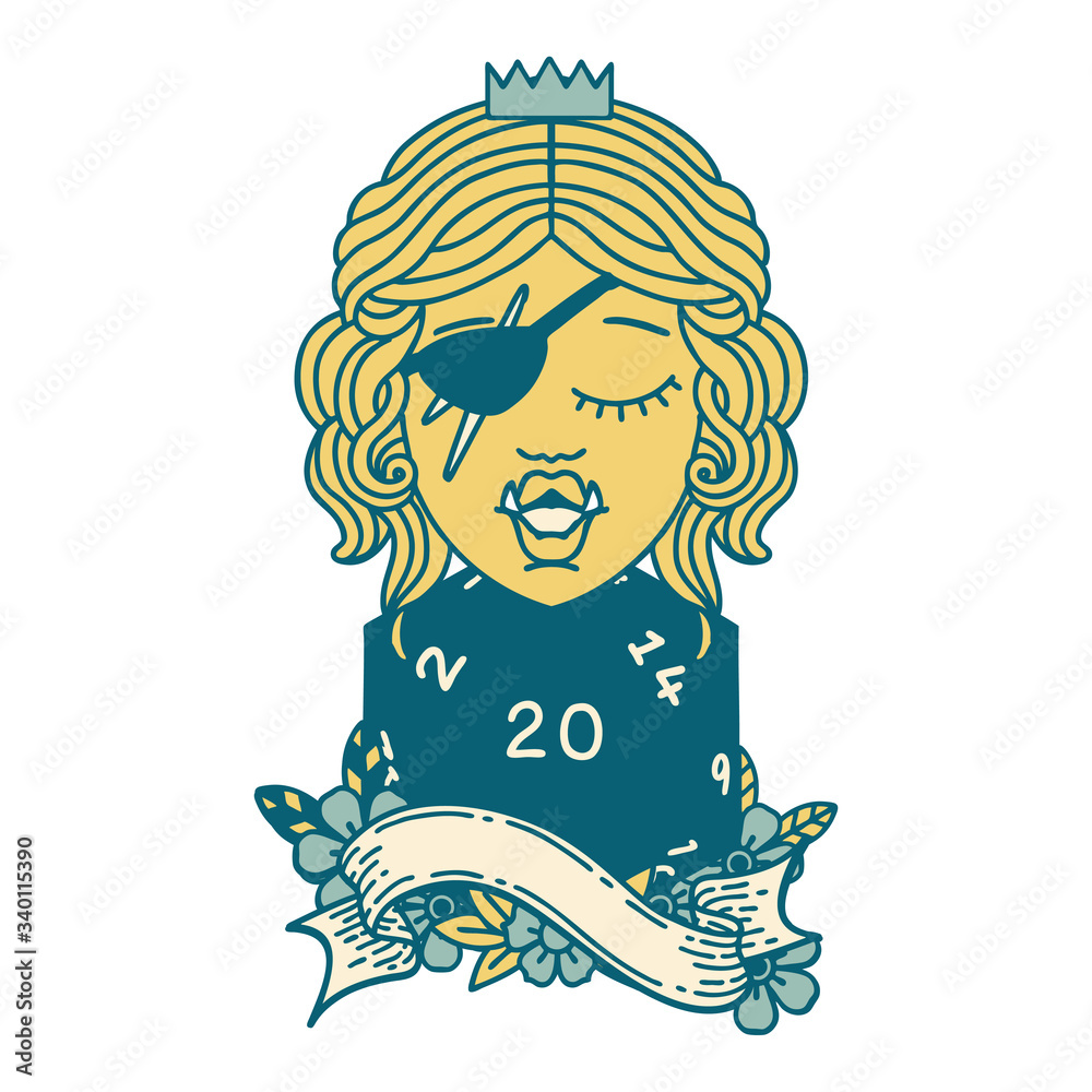 orc rogue character with natural twenty dice roll illustration orc rogue character with natural twenty dice roll illustration
