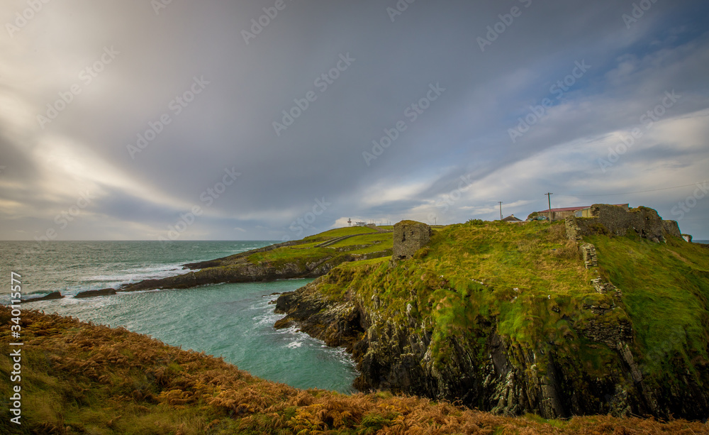 the rugged coast of Ireland