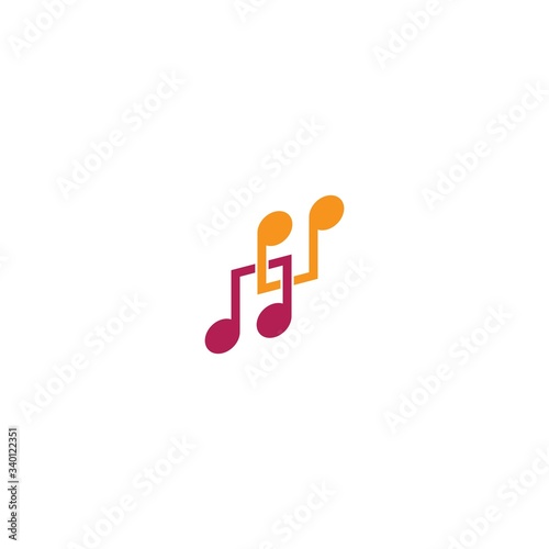Music note logo