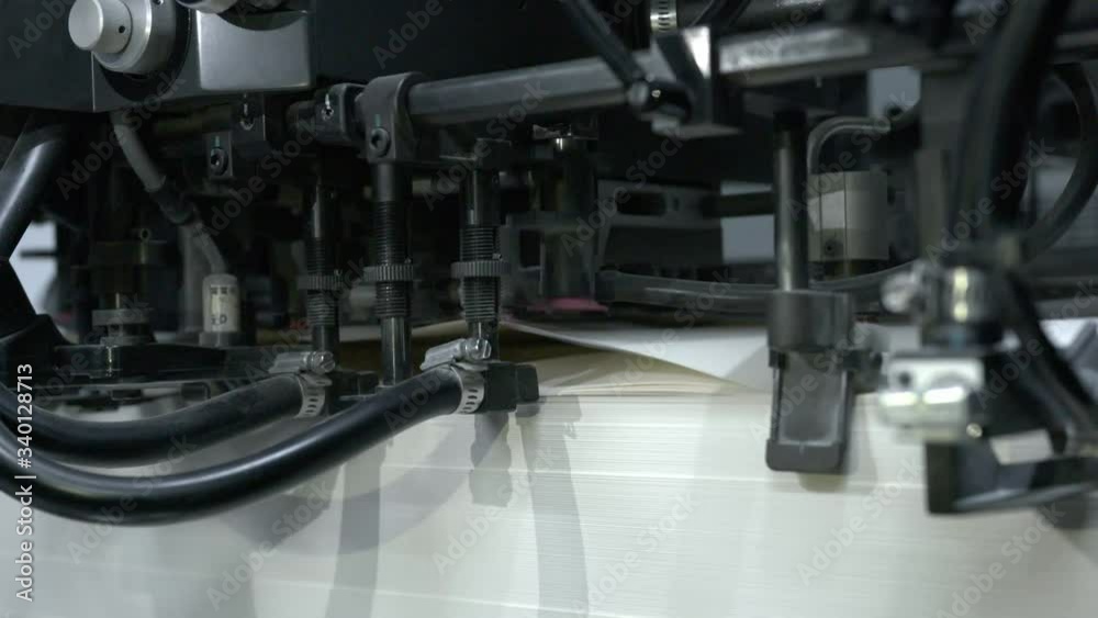 custom made wallpaper toronto digitalOffset printing machine close up shoot 