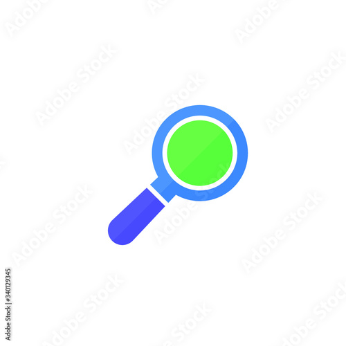 loup vector flat design isolated on white background