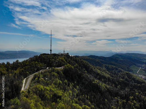 TV tower on the mountain 