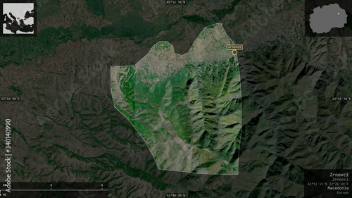 Zrnovci, Macedonia - composition. Satellite