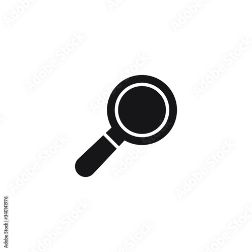 loup vector glyph design isolated on white background