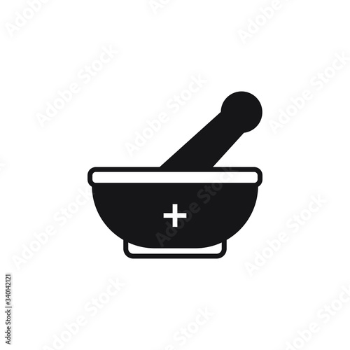 mortar vector glyph isolated on white background