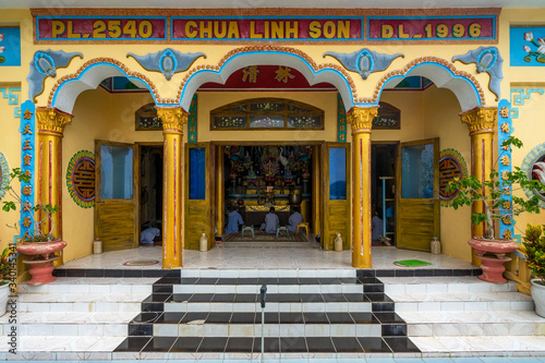 The Linh Son Pagoda on Phu Qui island, Binh Thuan, Vienam photo