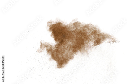 Wallpaper Mural Coffee explosion isolated on white background Torontodigital.ca