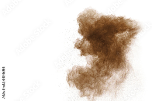 Wallpaper Mural Coffee explosion isolated on white background Torontodigital.ca