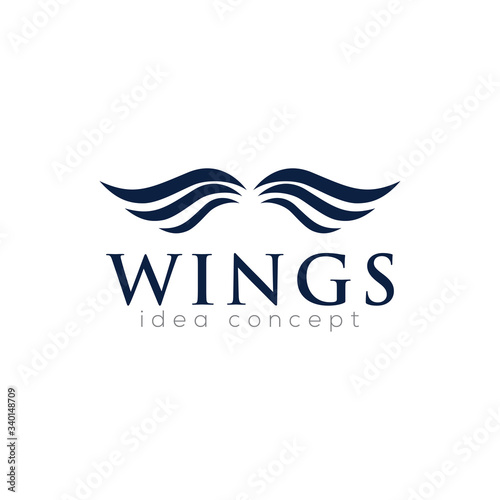 Free Download Creative Wings Concept Logo Design Template - GFXLoad