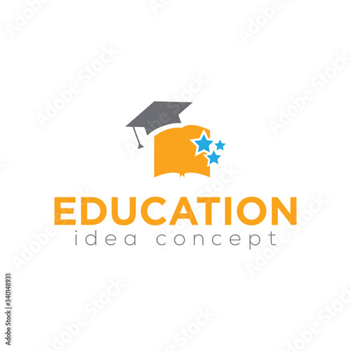 Creative Education Concept Logo Design Template