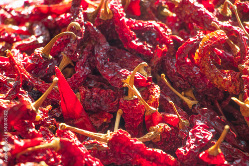 Canvas Print Dry Red Chilly