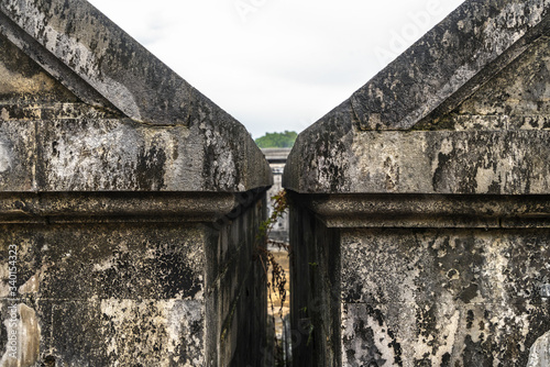 Photographie General view in Tomb of Gia Long emperor in Hue, Vietnam