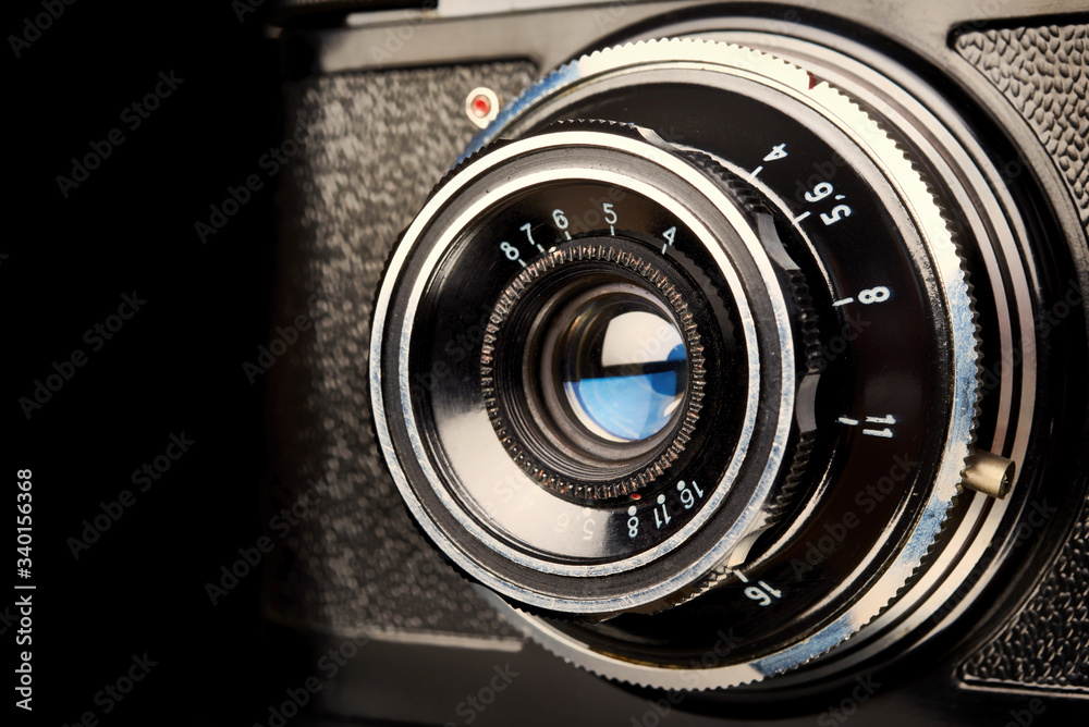 Vintage scale rangefinder camera