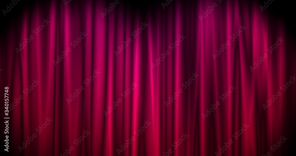 Red Merry Christmas background. Luxury walpaper for the day of St. Valentine day. 3d render