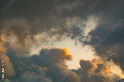 clouds at sunset