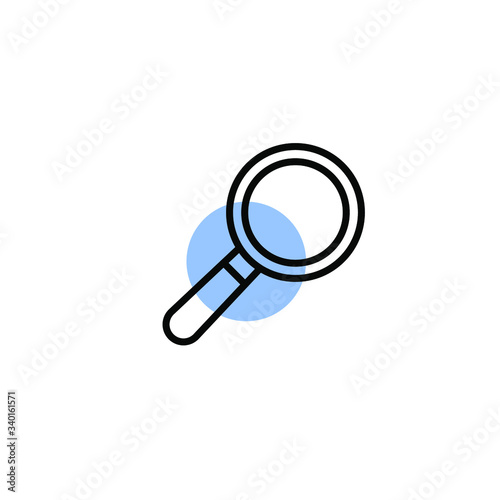 loup icon vector modern design isolated on white background