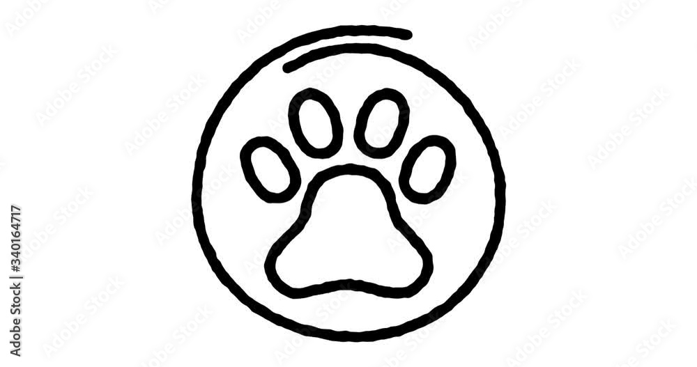 Hand drawn sketch icon animation for pet sitting to use as video design element. Minimalistic symbol made for motion graphic, can be used as loop item, has alpha channel. Hand drawn sketch icon animation for pet sitting to use as video design element. Minimalistic symbol made for motion graphic, can be used as loop item, has alpha channel.