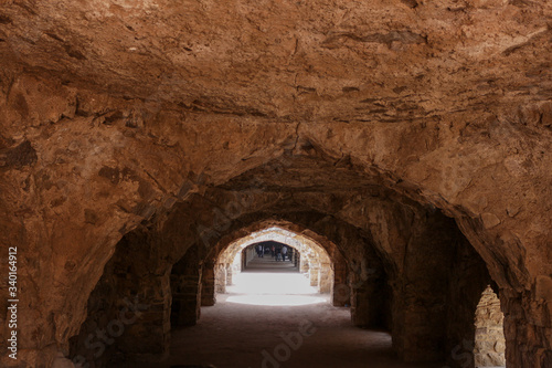 Old Mughal architecture fort tourist location