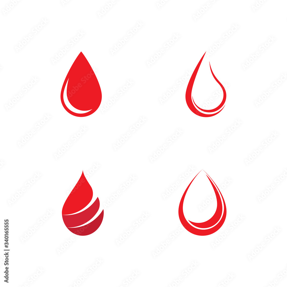 Blood Logo vector illustration template Blood Logo vector illustration template