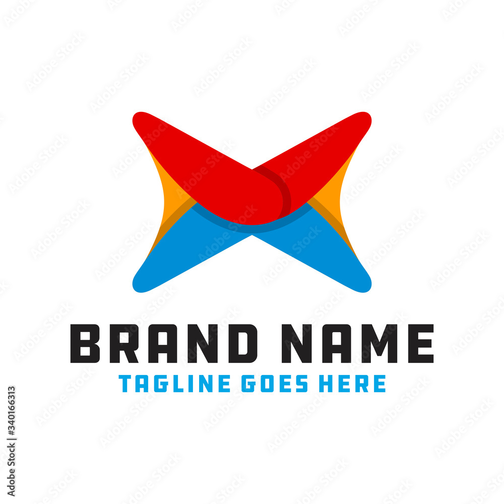 the technology industry logo letter X the technology industry logo letter X
