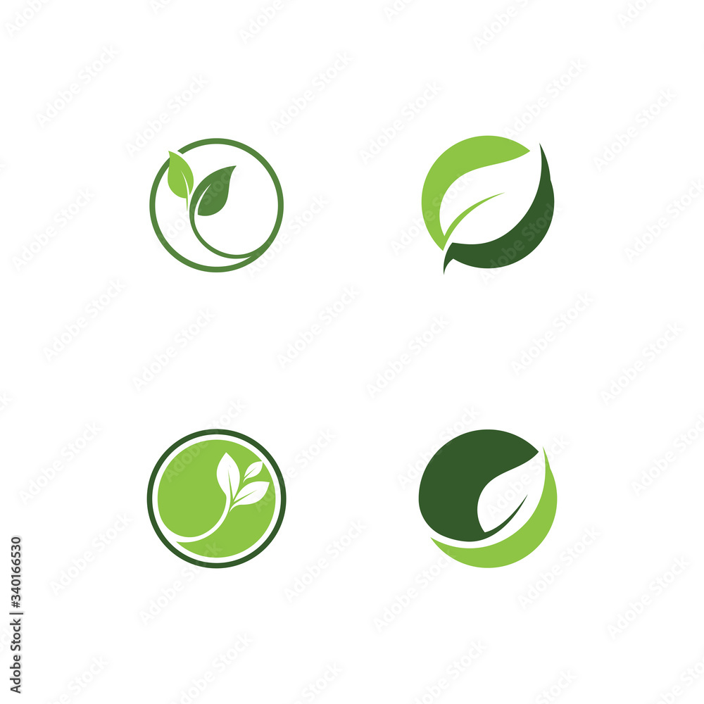 Logos of green Tree leaf ecology nature element Logos of green Tree leaf ecology nature element