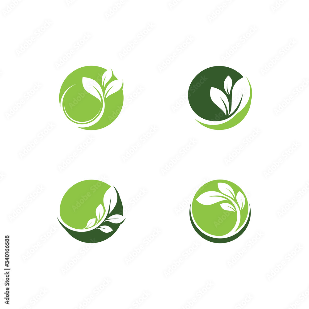 Logos of green Tree leaf ecology nature element Logos of green Tree leaf ecology nature element