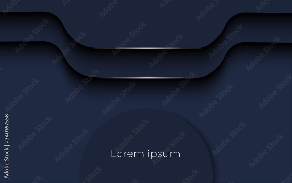 Fototapeta premium Dark abstract background with light gold Premium Vector
