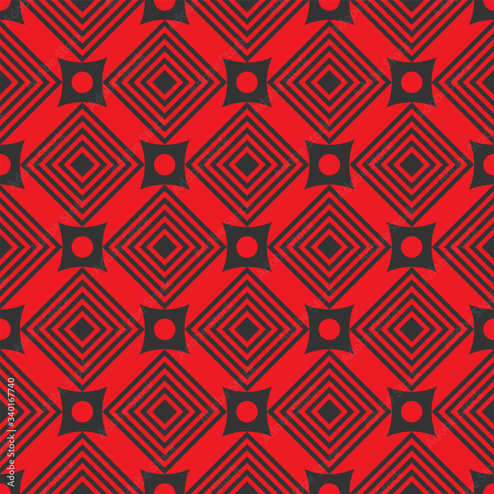 Simple linear geometric seamless pattern, vector Simple linear geometric seamless pattern, vector