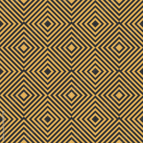 Simple linear geometric seamless pattern, vector
