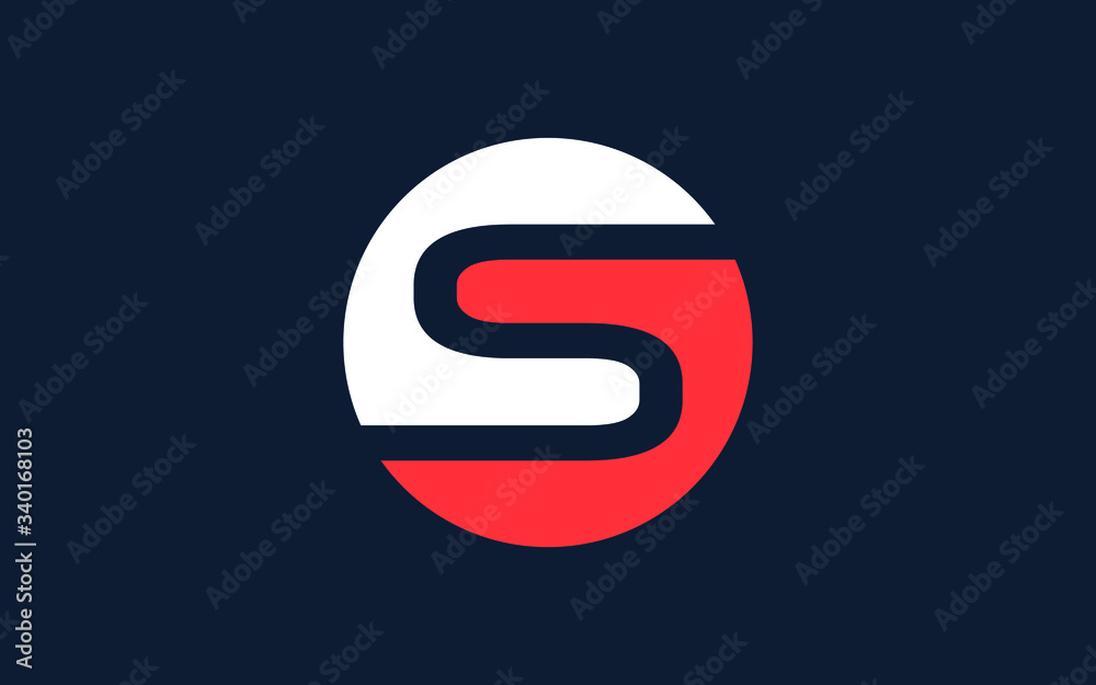S negative space Letter Icon or Logo design, Vector Template S negative space Letter Icon or Logo design, Vector Template