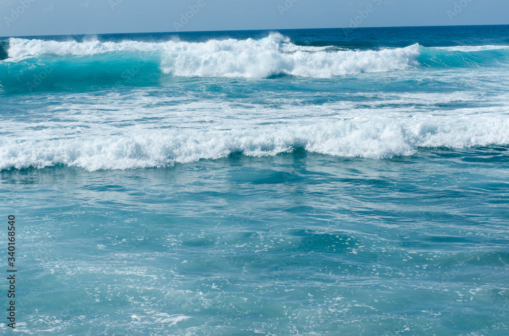 small waves of Atlantic ocean, Gran Canaria small waves of Atlantic ocean, Gran Canaria
